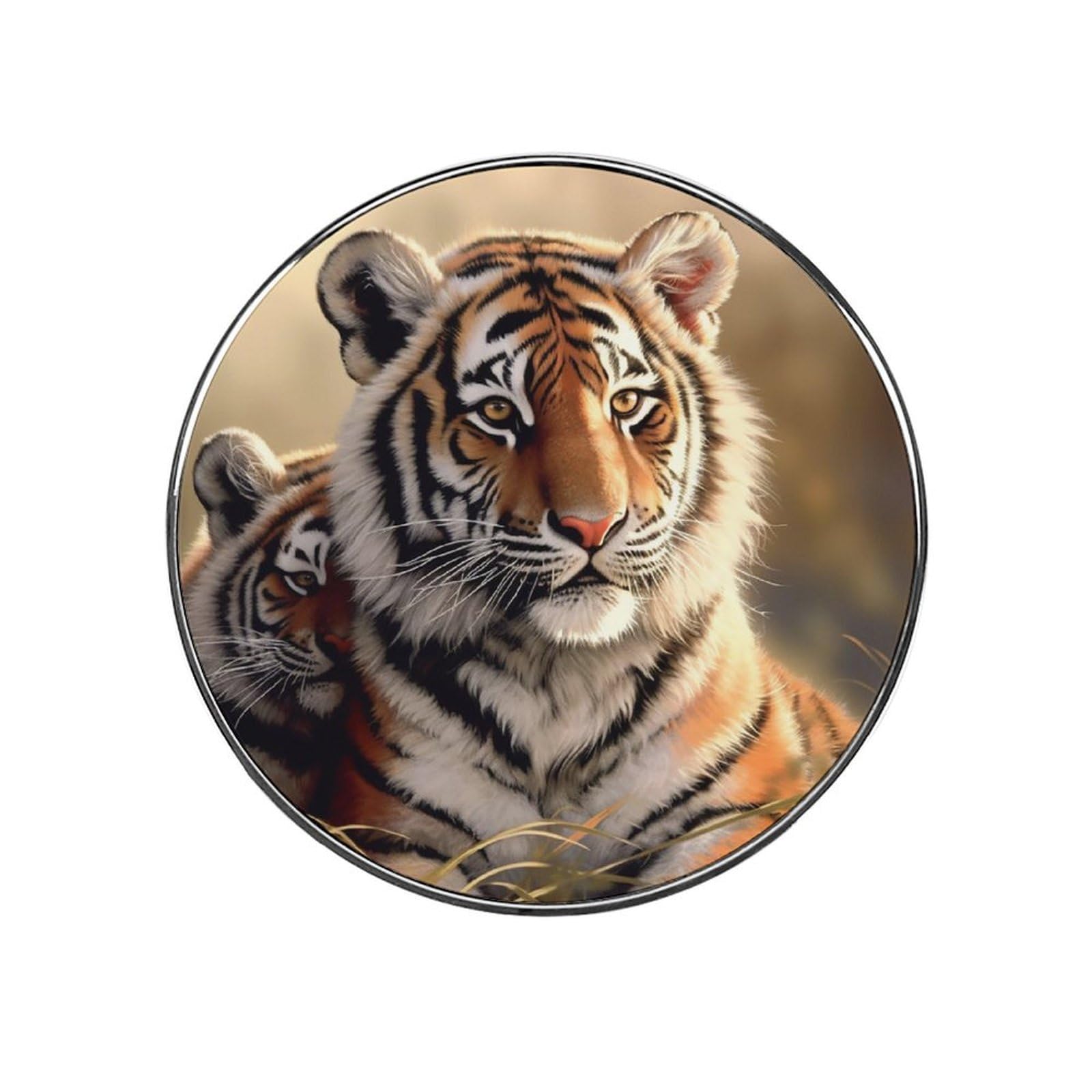 Fridge Magnets Waterproof Small Strong Magnets for Fridge Cute Tiger Refrigerator Magnets Kitchen Accessories Cute Decorative Magnets for Whiteboard Locker Office Home Decor
