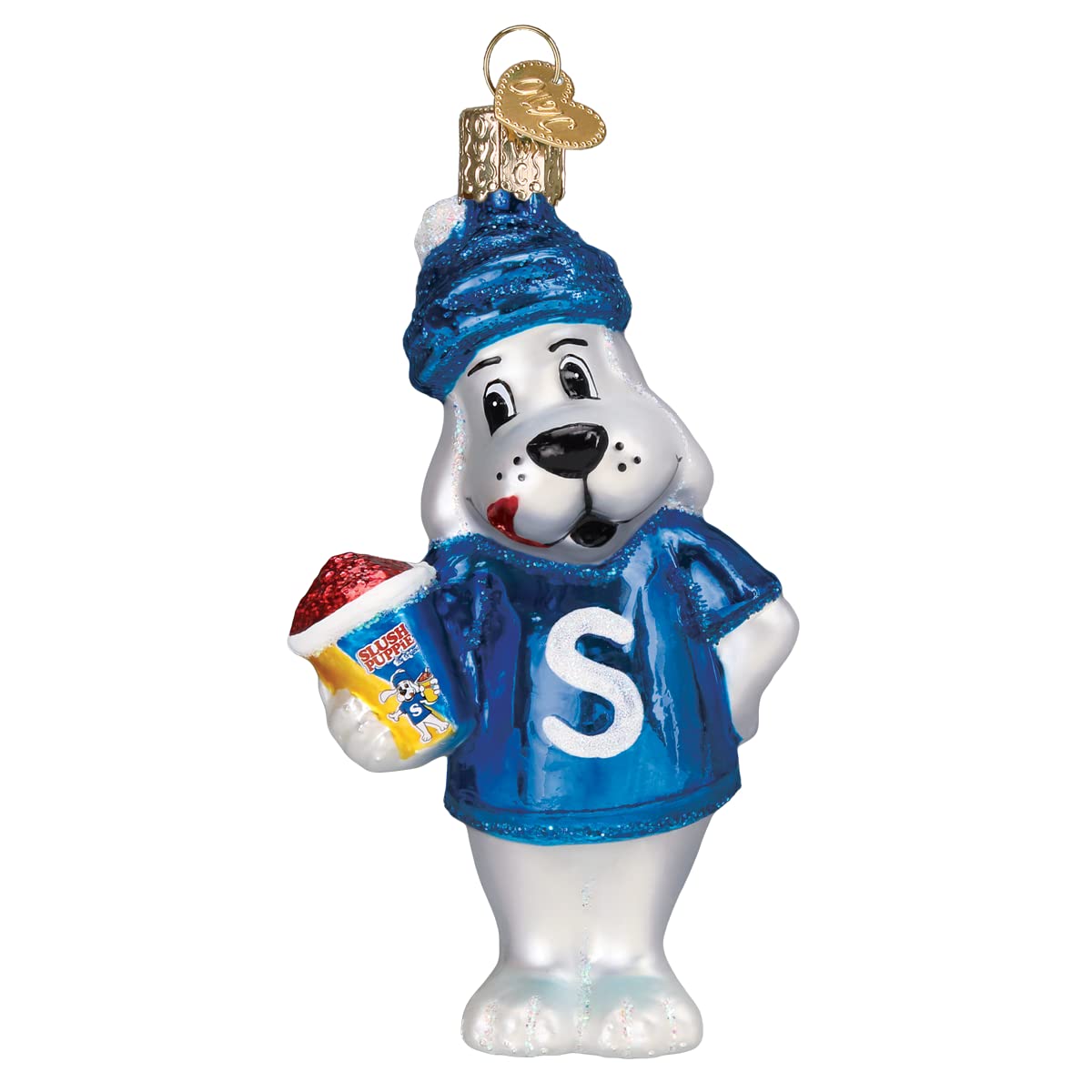 Old World Christmas Slush Puppie Glass Blown Ornament for Christmas Tree