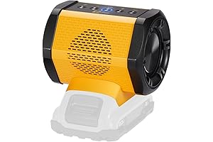 Bluetooth Portable Speaker Compatible with DeWALT 20V Max Batteries