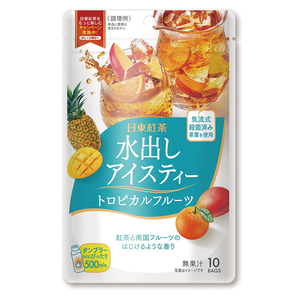 三井農林 日東紅茶 水出しアイスティートロピカルフルーツTB 10袋