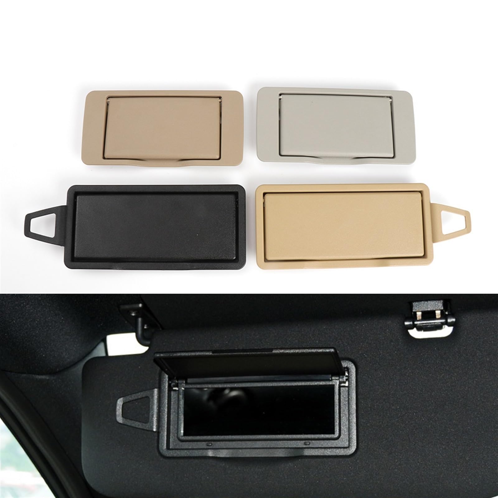 Visiera parasole for interni auto, copri specchio cosmetico