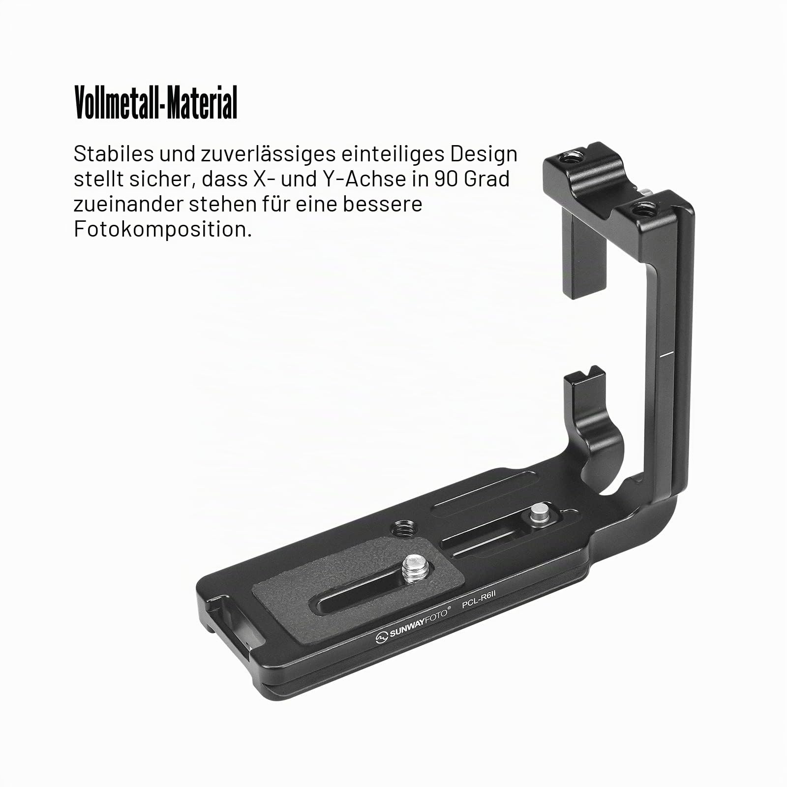 Sunwayfoto PCL-R6II L-Bracket für EOS R6 Mark II & R6 III Arca Swiss Schnellwechselplatte L-Winkel