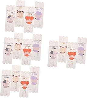 FOMIYES 48 Peças Ferramenta De Unhas Ferramenta De Arte De Unhas Mini Limas De Unhas Lixa De Unhas Limas De Unhas Para Unhas Naturais Limas De Unhas De Grão 100/180 Limas De Unhas