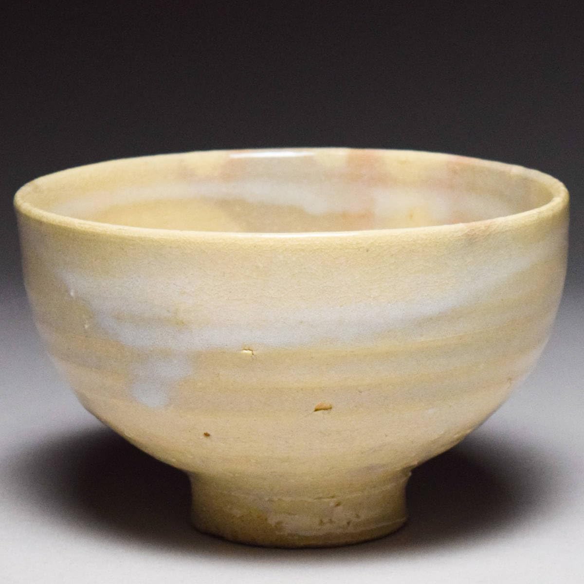 Amazon.co.jp: 七十四代朝日焼松林豊斎荒土薄茶碗共箱茶道具抹茶碗【c 