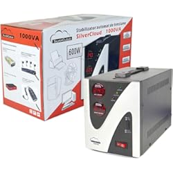 Estabilizador de Voltaje silvercloud 1000 VA 600 W