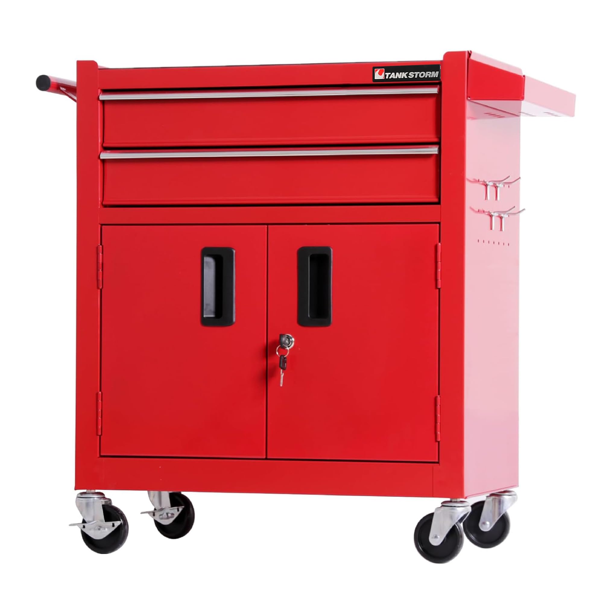 TANKSTORM Tool Chest Heavy Duty Cart Steel Rolling Tool Box with