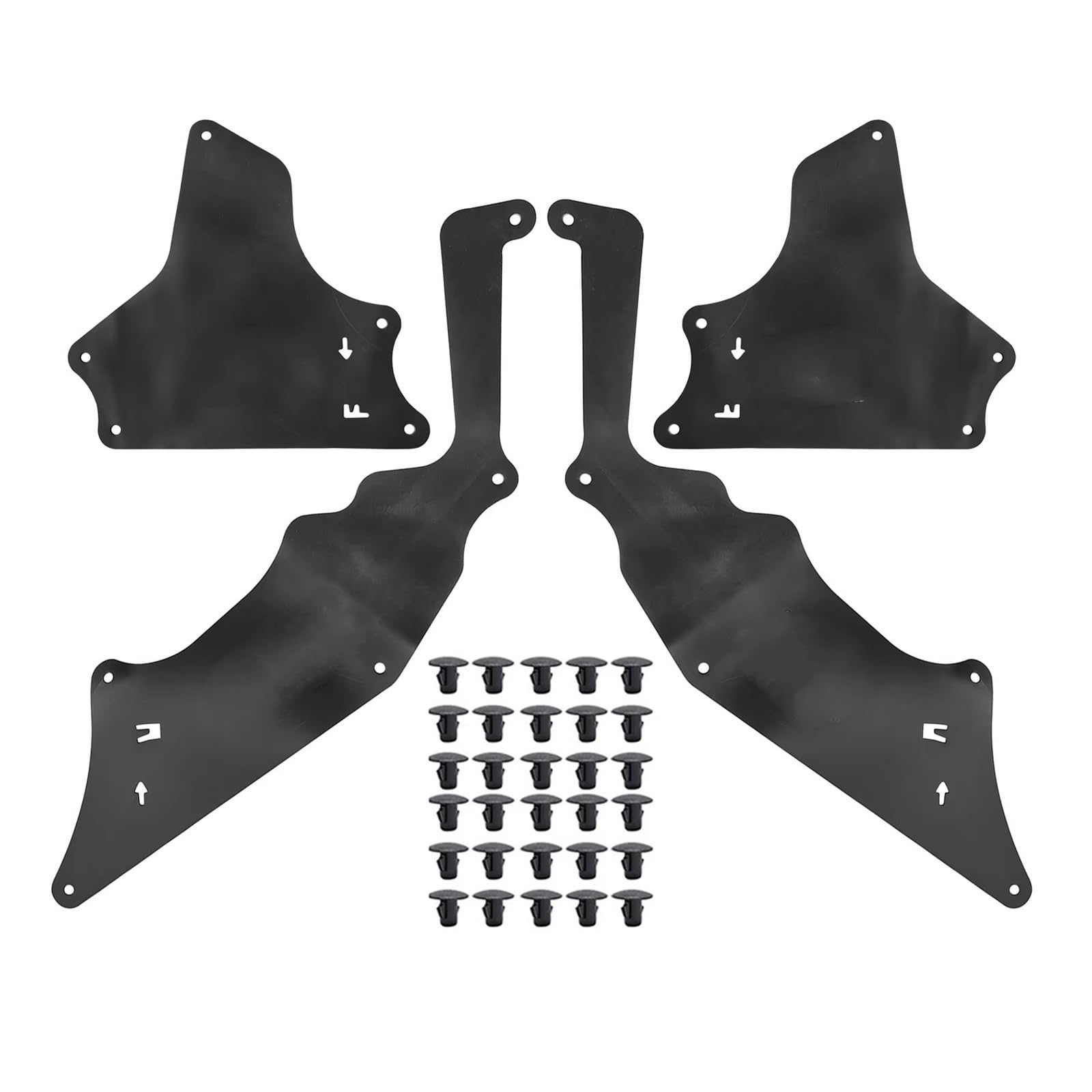 Sello protector para Toyota Hilux 2004-2015 con aislamiento total contra salpicaduras 6