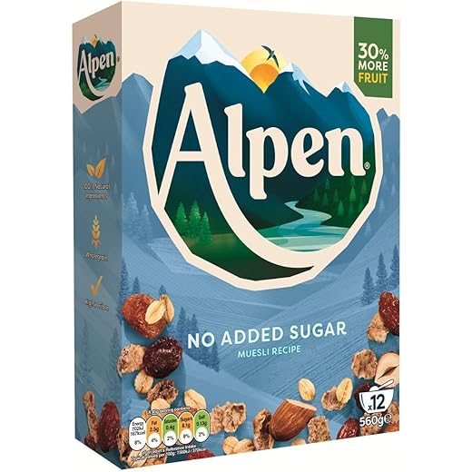 Alpen Cereal No Added Sugar 550g