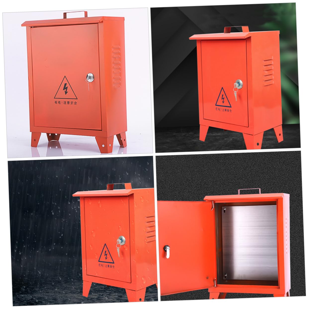jojofuny Boîte De Distribution Électrique Extérieure Étanche Coffre De Raccordement Pour Chantier Usage Intérieur Et Extérieur Installation Facile