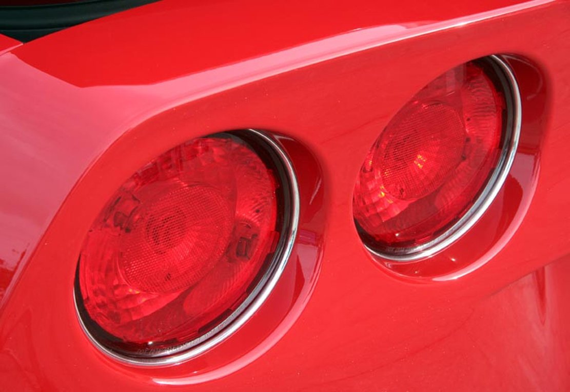 American Car Craft 042089 Chrome Vinyl Taillight Trim Kit, 4 Piece