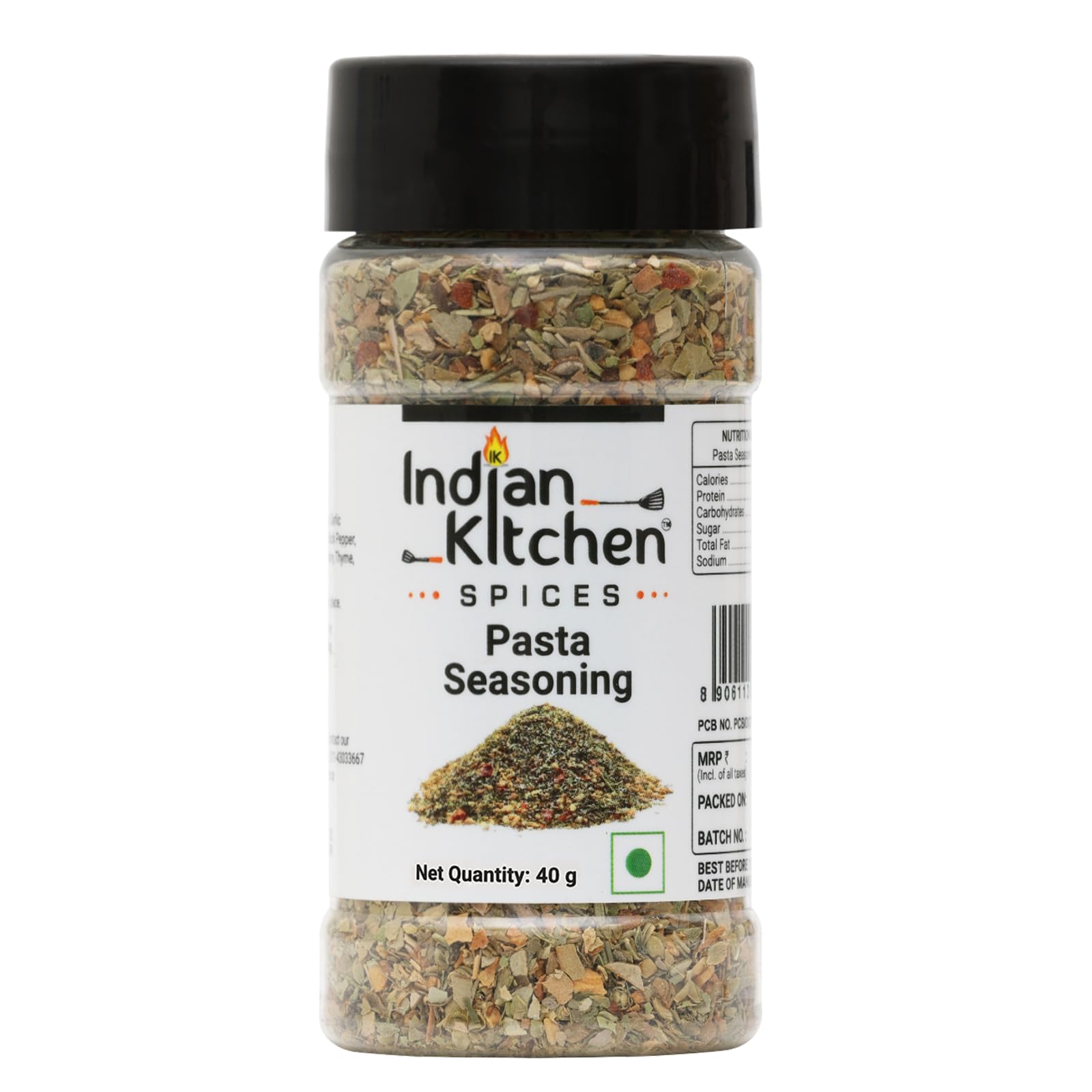 Indian Kitchen Pizza Seasoning 40g (Pack of 2) Perfect Blend of Herbs and Spices Natural and Aromatic Ideal for Pizzas Garlic Bread Pasta Salads and More Elevate Your Homemade Pizzas with Authentic Flavor - Image 3 thumbnail
