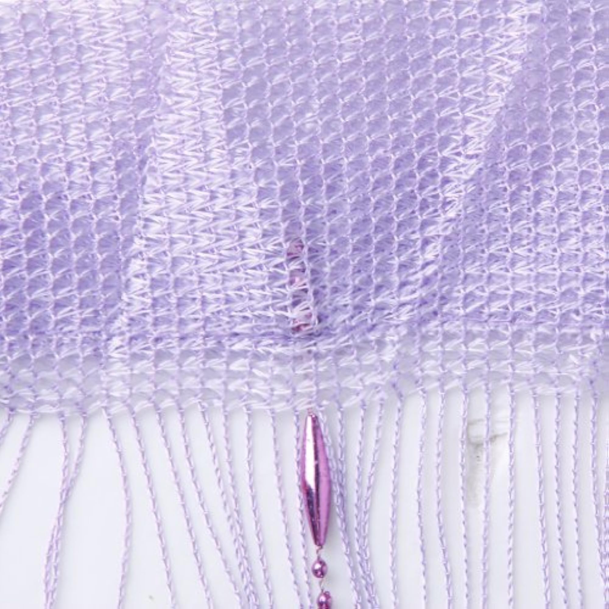 Durable Fabric Beads Decoration Modern Style Window Curtain