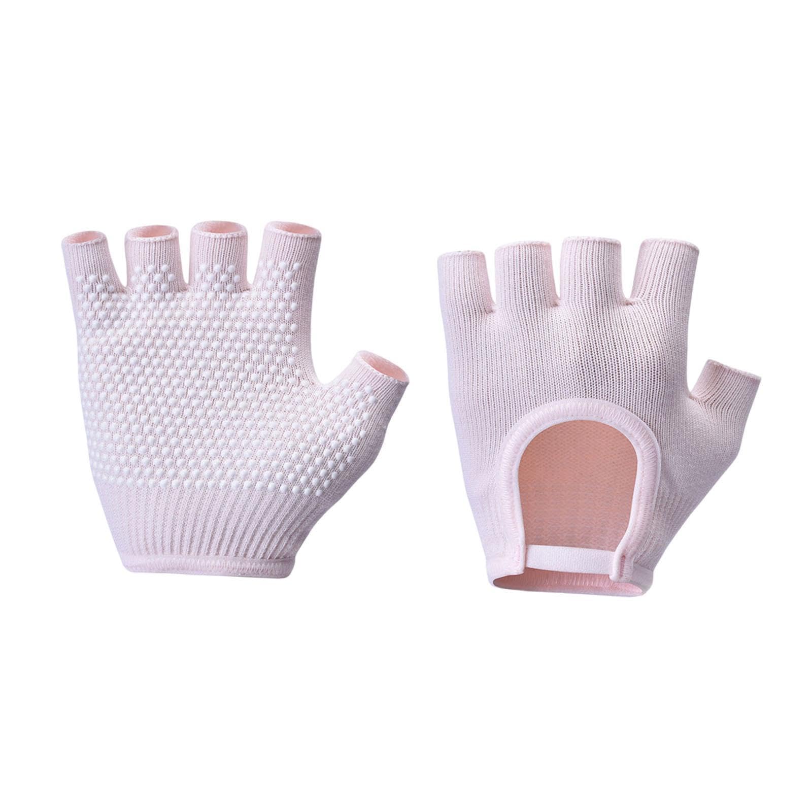 Fenteer Gym Gloves Comfortable Women Gloves,for Driving Weight Lifting, Pink