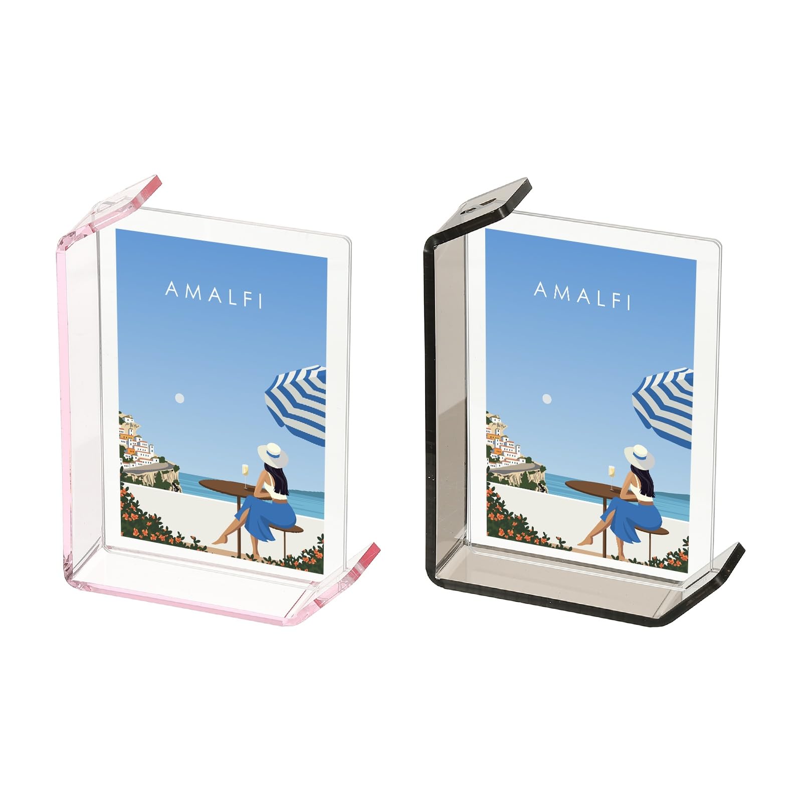 Cadre acrylique pour table Patikil 7x5 pouces, affichage photo flottant transparent