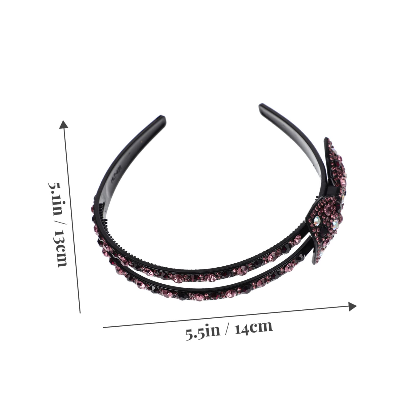 FRCOLOR 8pezzi Fascia Per Decorativa Con Strass Da Cerchietti Eleganti Per Donne e Ragazze Stile Chic e Comodo Perfetti Per Feste e Occasioni Speciali