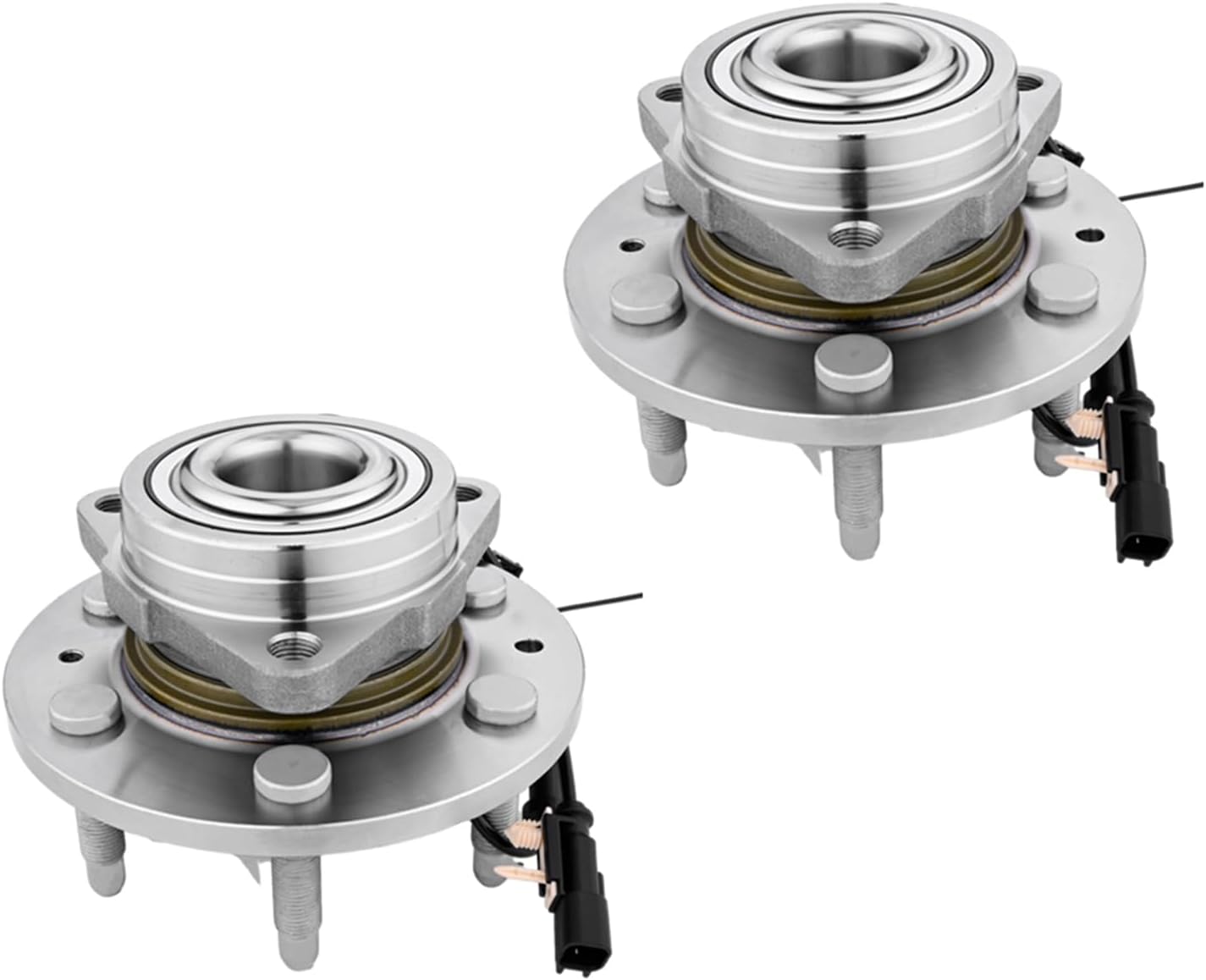 PM Auto Front Wheel Hub Bearings Assembly Replacement For 2014-2018 Chevrolet Silverado 1500 4WD, Wheel Bearing Hubs Pair of 2