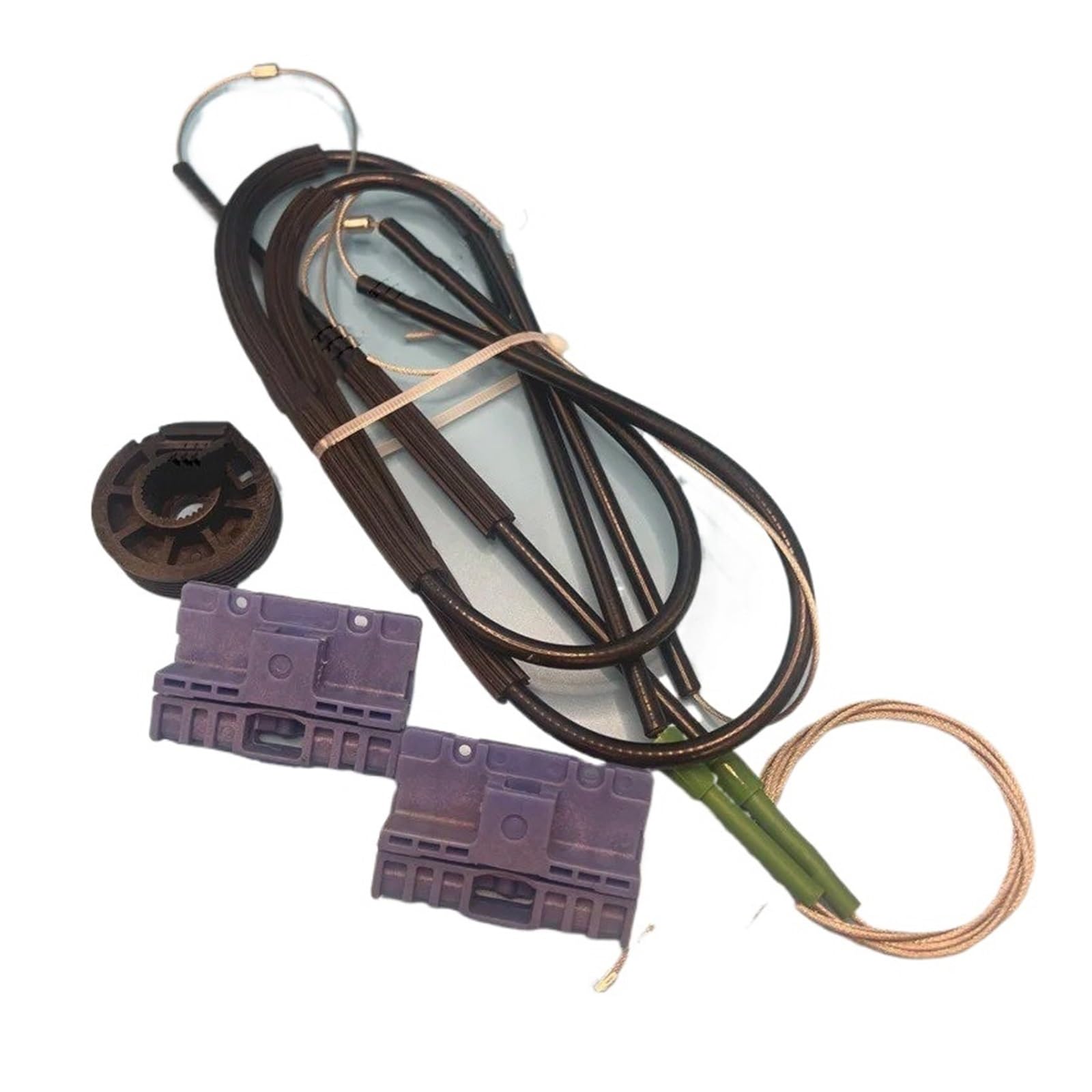 Sauanmnktp Front Left Set Window Winder Repair Kit For A6 4B For C5 1997-2005 Electric Window Regulator Repair Kit Front Left