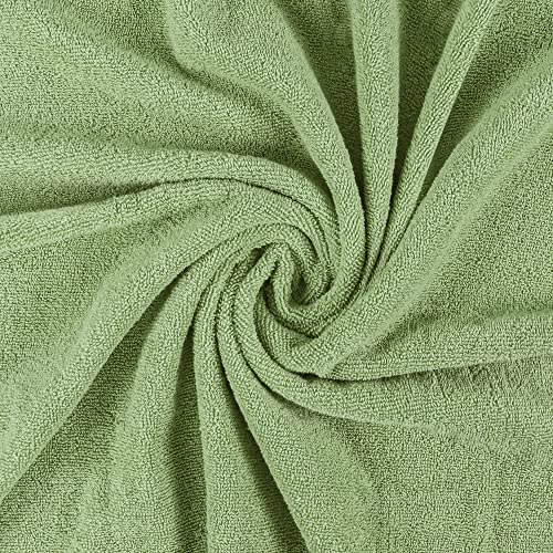 Image of Utopia Towels Extra Large Bath Sheets, 2 Pack, 35x70 in, Cotton, Sage Green | Soft Lightweight Ring Spun Cotton Shower Towel Set - Highly Absorbent, Quick-Drying, Extra Large Bath Sheets, Durable