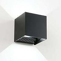 Vista 1 de Yosoan - Lámpara de pared impermeable de aluminio IP65, 6000 K, 4.7 pulgadas, 20 W, luz moderna súper blanca de 86-265 V, ajustable