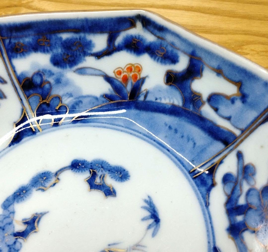 ☆ 柿右衛門窯 有田焼 染付金彩向付 ☆ 柿右衛門窯 有田焼 染付金彩向付 ☆ 柿右衛門窯