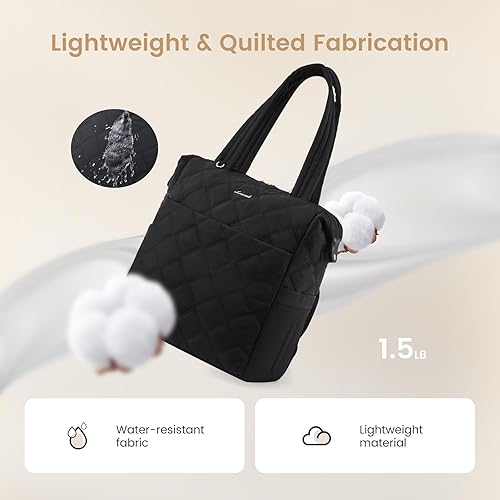 Miniatura 4 de LOVEVOOK Mochila para pañales, bolsa de pañales para mamá y papá con cambiador, bolsillos aislados, mochila ligera convertible para mamá con funda