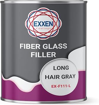 Exxen Coatings Fiberglass Filler Long Hair Gray Gallon