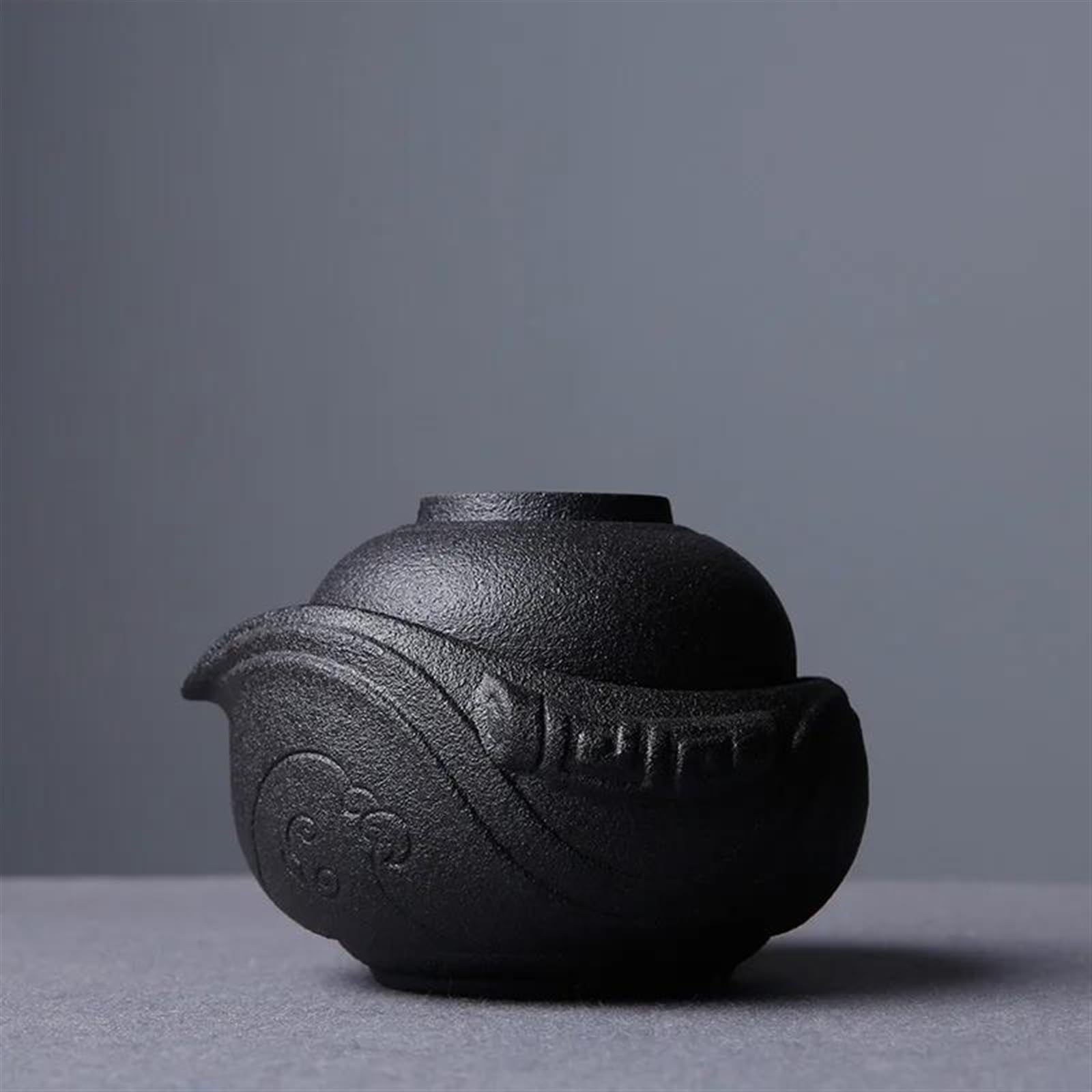 Juego de tetera de cerámica retro para disfrutar de tu té y café favorito en casa o de viaje
