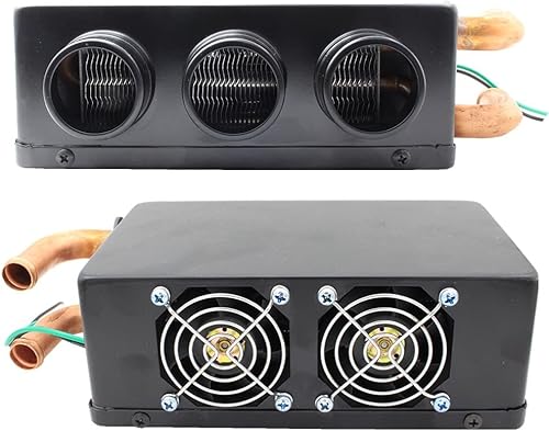 Miniatura 2 de Calentador de coche de 12 V, 50 W, portátil, ventilador descongelador, 3 puertos, descongelador, descongelador, calentador de ventilador de coche,