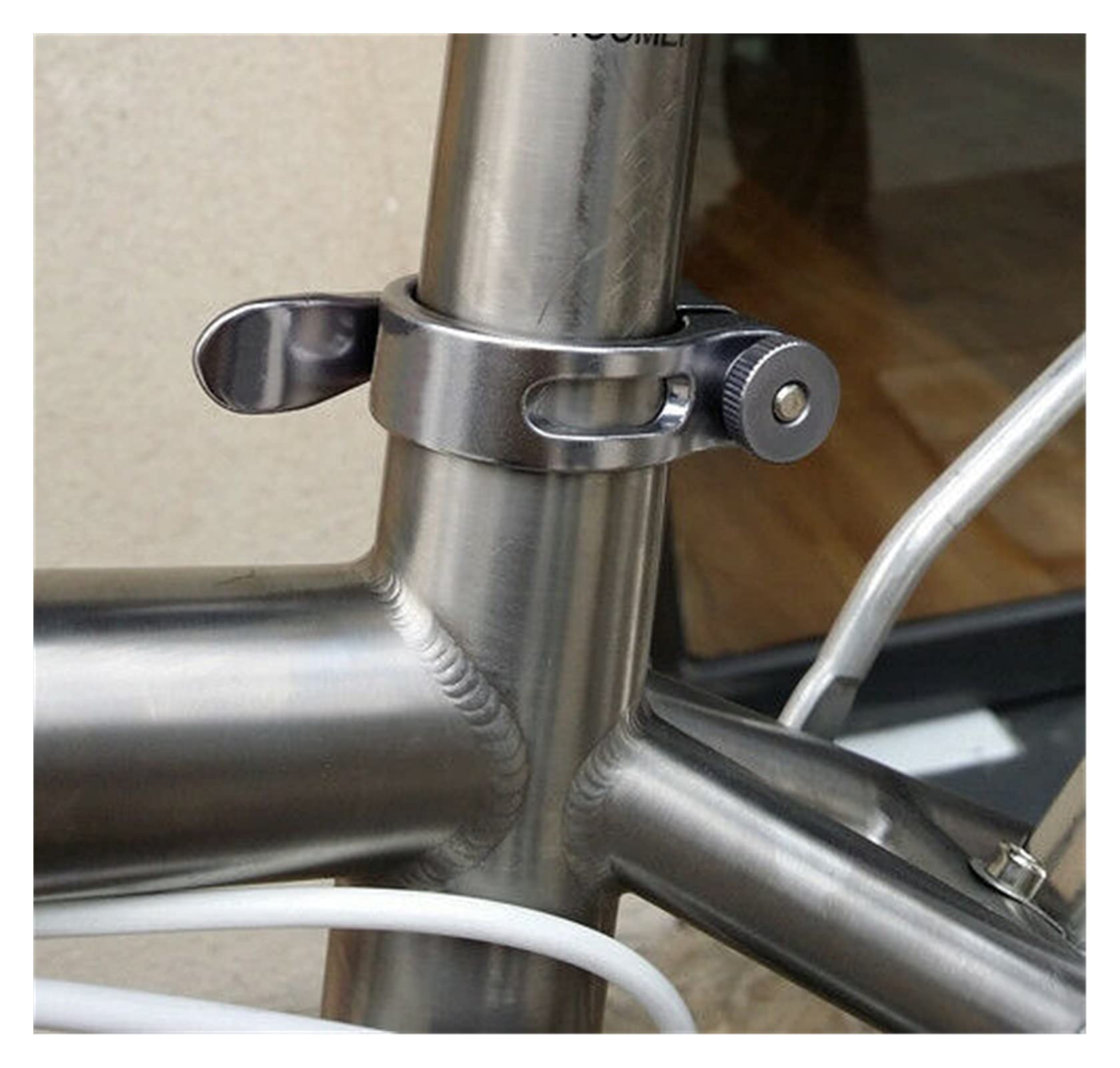 Cierres de Sillín para Bicicletas Bicicleta de la Bicicleta de la Carretera de montaña Reloje de la Bicicleta Sillín de Asiento de la Pinza del Asiento 31.8/34.9mm Abrazadera de Sillín