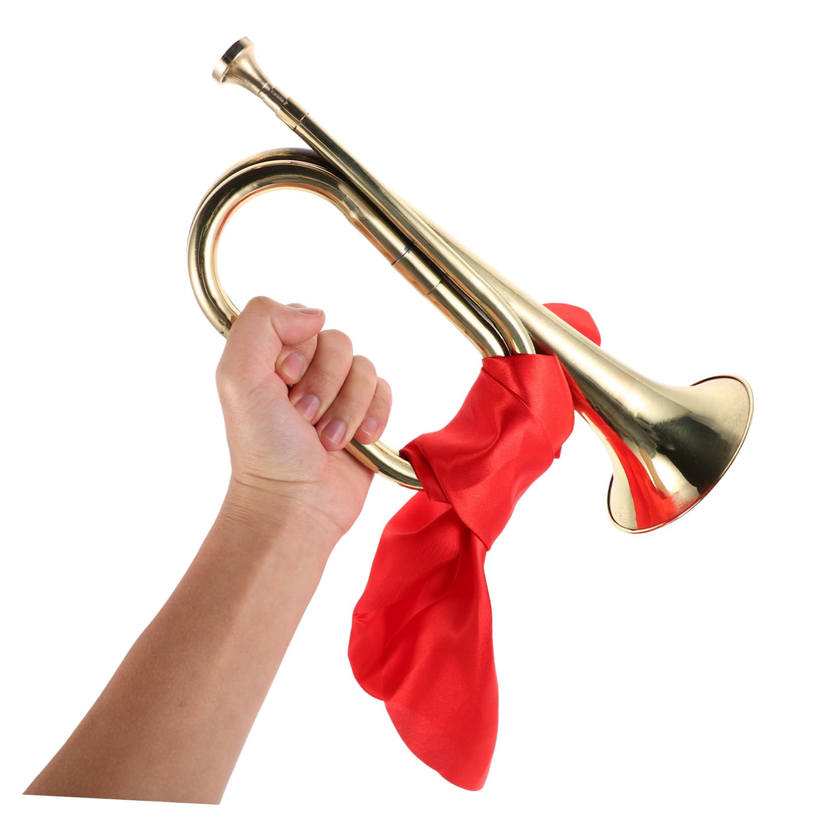 Blasinstrument Trompete aus Messing mit Klaren Angenehmen Klang und Austauschbarem Mundstück für Anfänger und Schüler in Marsch und Musikbands