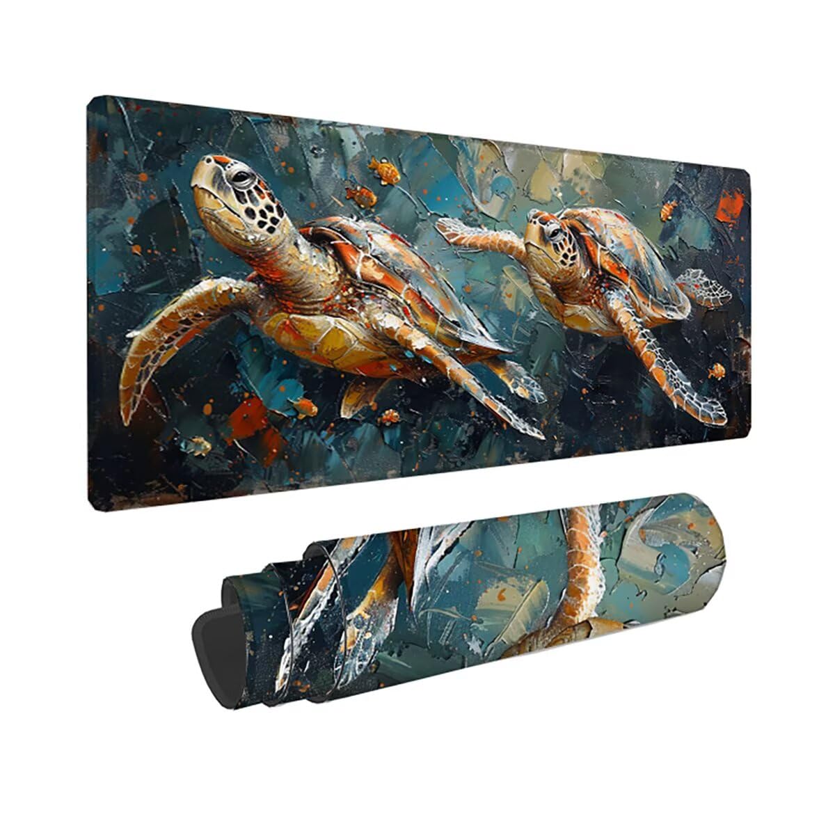 Tappetino per Mouse Gaming XXL 1200x600x3mm– Ufficio Mousepad Grande – Migliora la Velocità e la Precisione Tenuta Stabile Sottomano per Ufficio e Casa Accessori Scrivania Astratto PjY15907 N-U