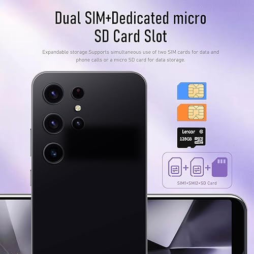 Miniatura 3 de Teléfono móvil barato, pantalla IPS de 5.0", SIM dual, cámaras duales, 1GB RAM+16GB ROM (ampliable a 128GB), Android 9.0, soporte WiFiGPS Face ID