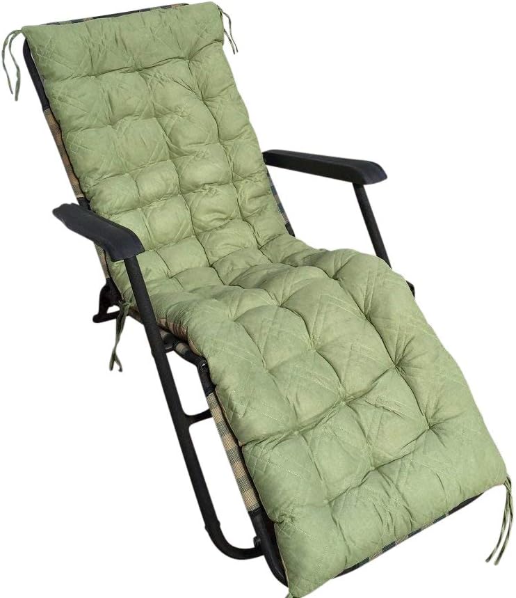 OctoRose Soft Micro Suede Deluxe Recliner Chair Cushion Pad Bench Cushion Covers, Patio Long Chair Cushion Pads (Brown, 17x75)