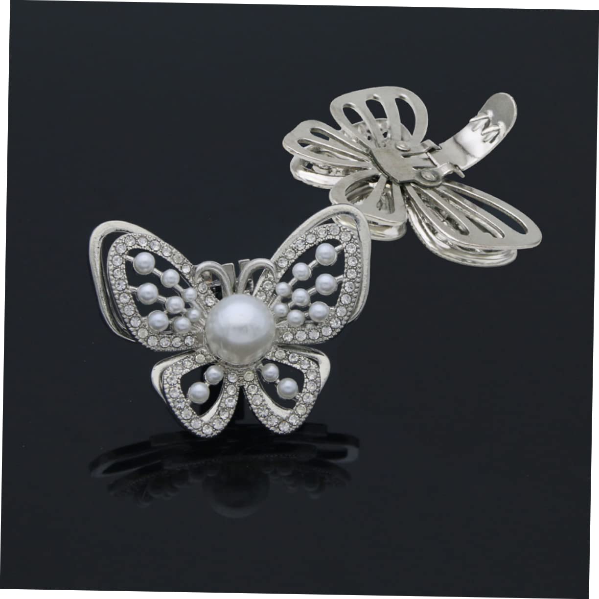 Healeved Clip per Scarpe Sposa con Decorazioni Chic per e Pumps Accessorio per Cerimonie e Cristallo
