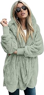 Womens Jacket Winter Coats Hooded Cardigan Fleece Sweaters