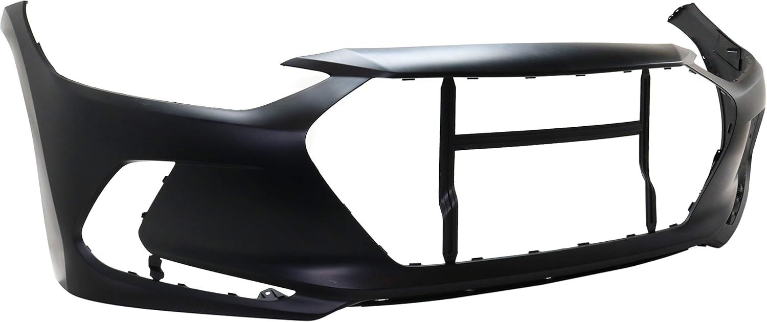 Garage-Pro Front Bumper Cover Compatible with Hyundai Elantra 2017-2018, USA Built Vehicle, Except Sport Model, Primed, CAPA Certified