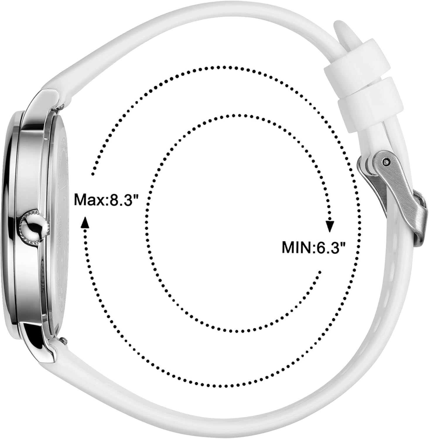 JIANDUN Waterproof Nurse Watch for Medical,Professionals,Students,Women Men, 24 Hour with Second Hand, Military Time Easy to Read Dial - Image 3