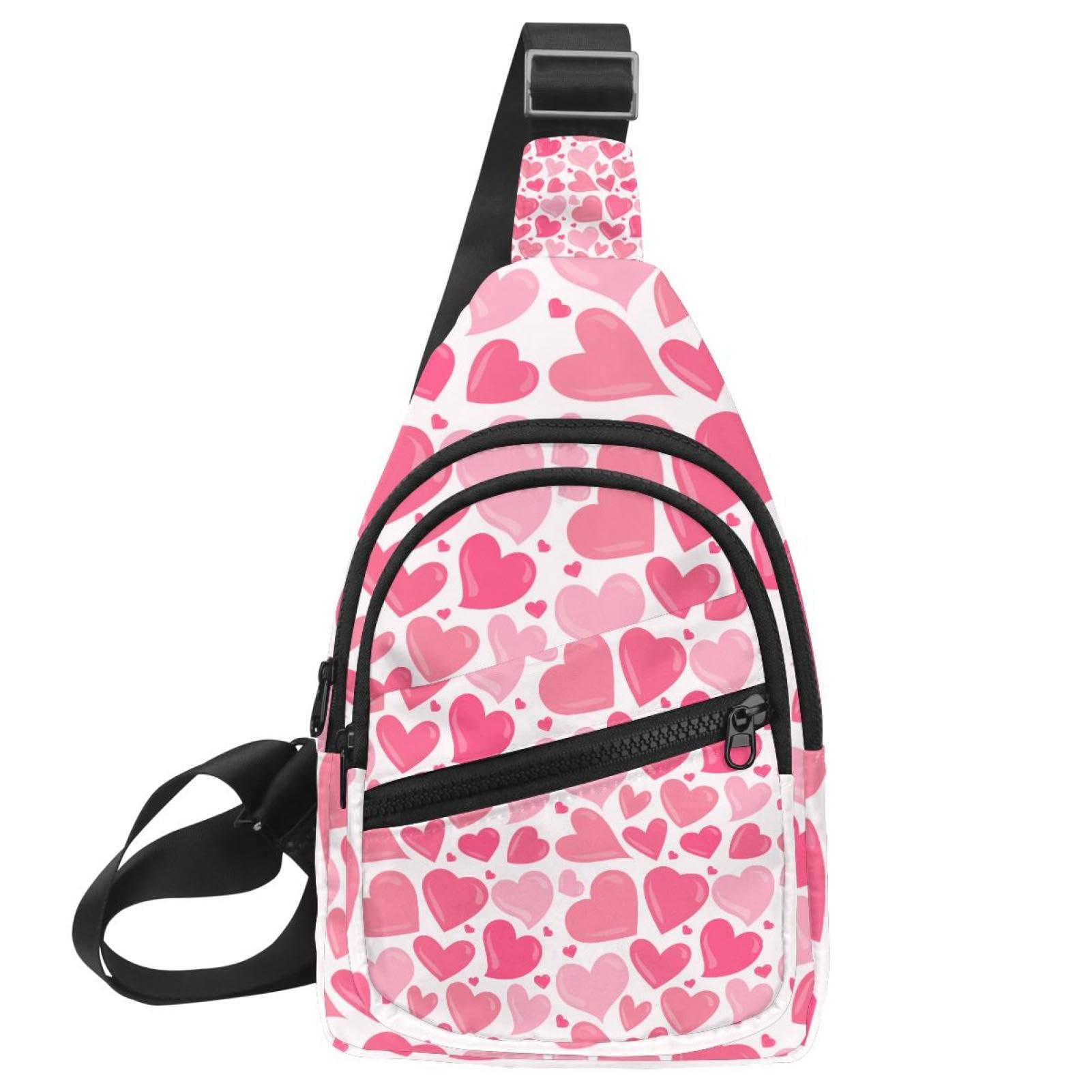 Bolsa de pecho cómoda e impermeable para proteger tus pertenencias con estilo rosa 7