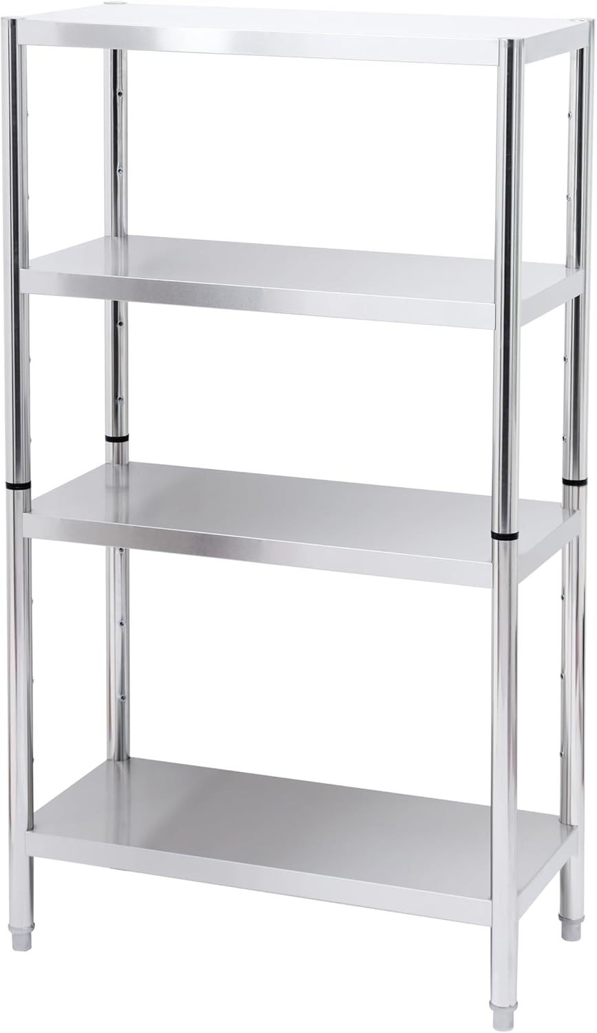 SWOTCATER Stainless Steel 4Tier Storage Shelf, Heavy Duty