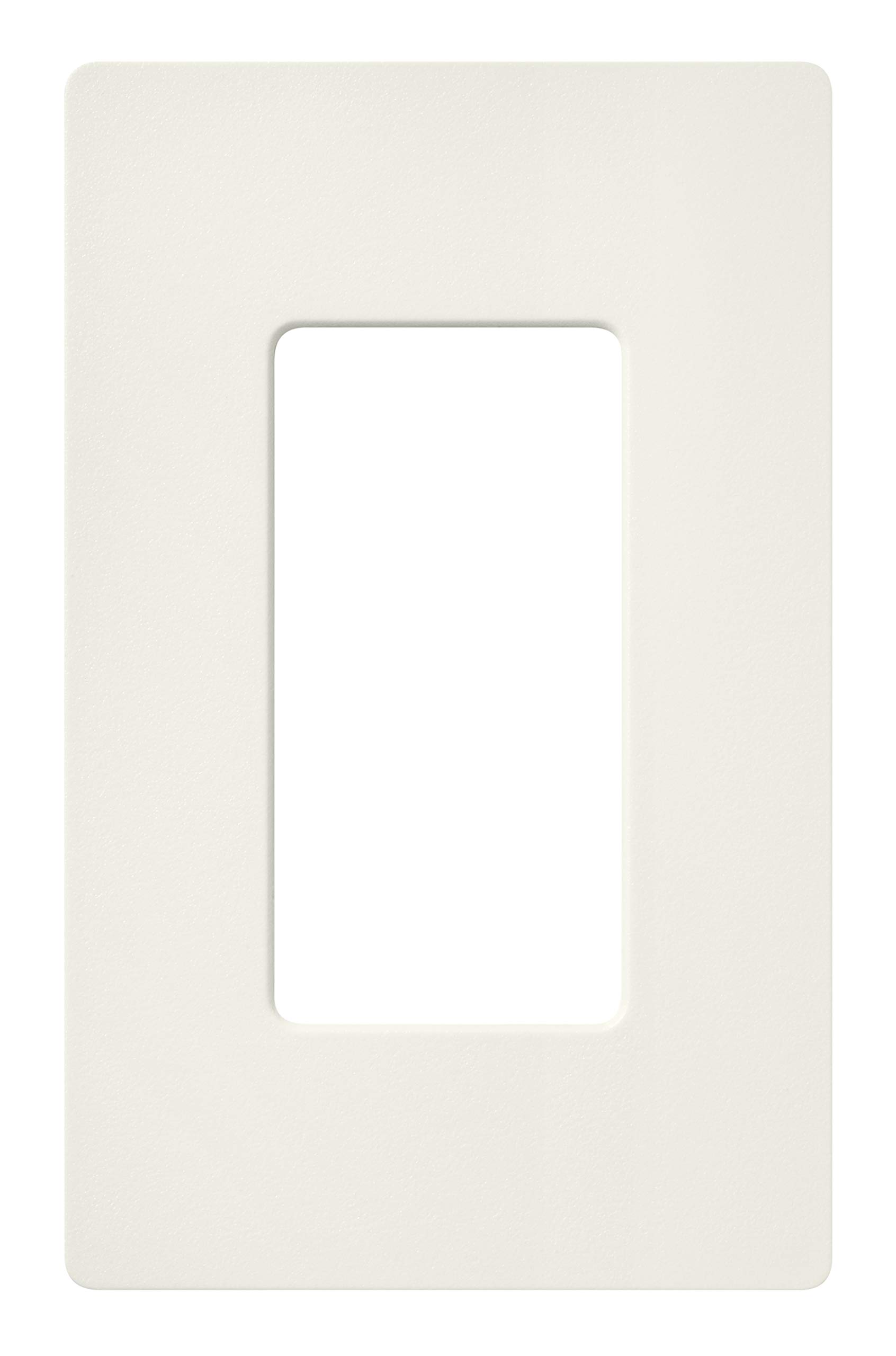LutronClaro 1 Gang Decorator/Rocker Wallplate, Satin, Biscuit (1-Pack) | SC-1-BI