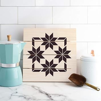 Star Medley Barn Quilt Stencil - Barn Stencil, Star Stencil, Quilting Stencils, Farmhouse Stencil, Medley Stencil