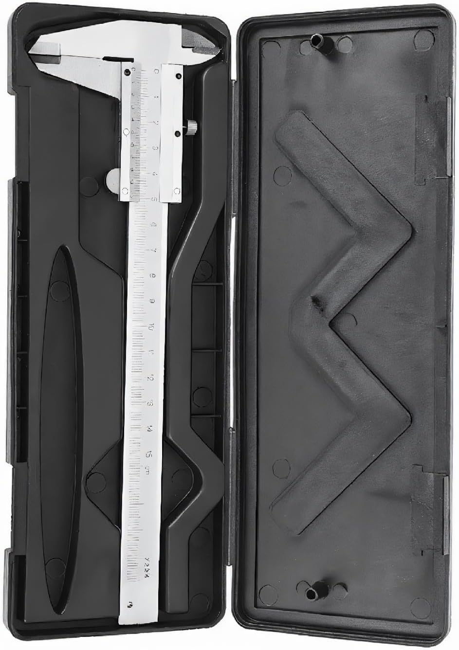 Micrometer Gauge, High Accuracy Carbon Steel Metal Vernier Caliper Micrometer Measuring Tool 0-150mm Ruler Caliper