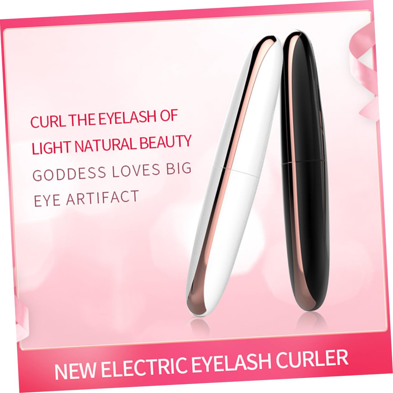 Healeved Rizador De Pestañas Eléctrico Con Calefacción 3 Juegos Pinza Rizadora Para Mujer Herramienta De Belleza Recargable Diseño De Rollo Radian