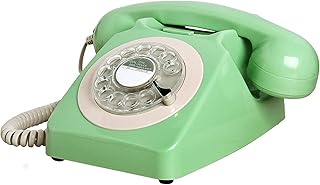 DSDD Telephones Land Line Corded Old School Phone Hearing Impaired Landline Telephones for Seniors Old Fashion Phones for Home & Hotel