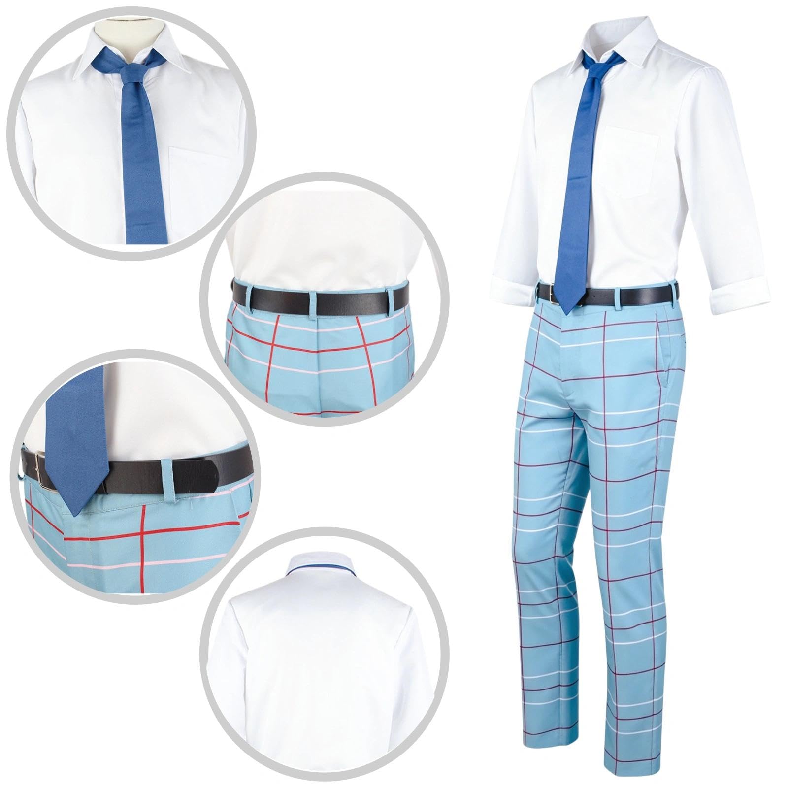Halloween Kostüm für Erwachsene, Karneval Rollenspiel Cosplay Komplettset – Gojo Wakana Stil