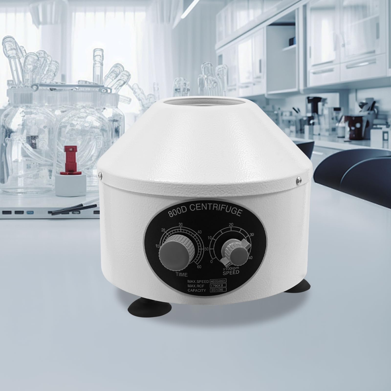 ischzentrifuge Digital Desktop Zentrifuge Milchzentrifuge Labor Zentrifugenmaschine Laborzentrifuge Tischzentrifuge Elektrische Zentrifugenmaschine, Desktop-Labor-Zentrifugenmaschine