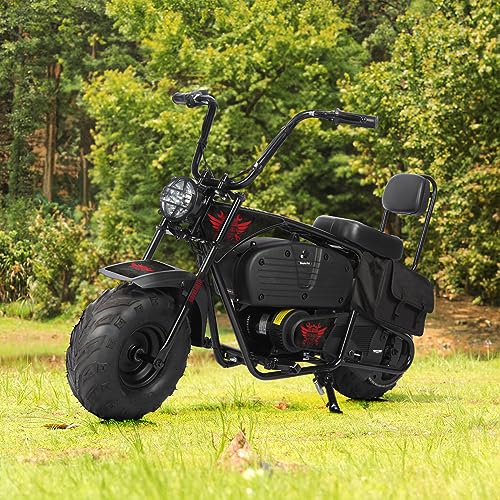 Oryxearth 36V 1000W Electric Kids Dirt Bike, 2-Speed Modes (15.5MPH/22MPH), 60-Min Runtime, 185lbs Capacity, Includes 2 Storage Bags, Red - Thumbnail 7