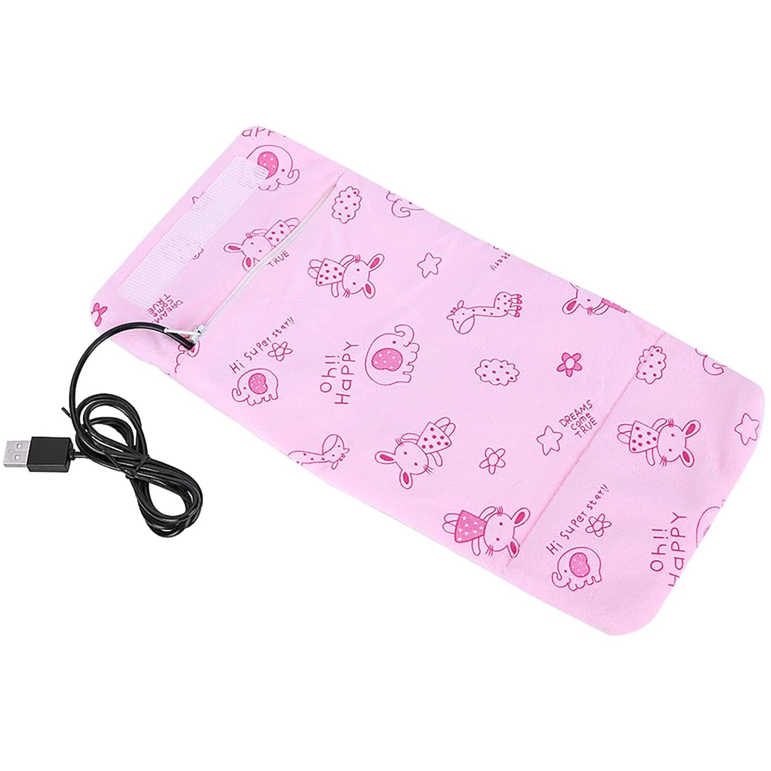 USB Milk Bottle Warm HeatKeeper Portable Baby Infant Feeding Milk Food Thermal Warmer Bag Keep Milk Water Warm, Coffee Tea Mug Beverage Warming Bag(JUST Keep Warm)