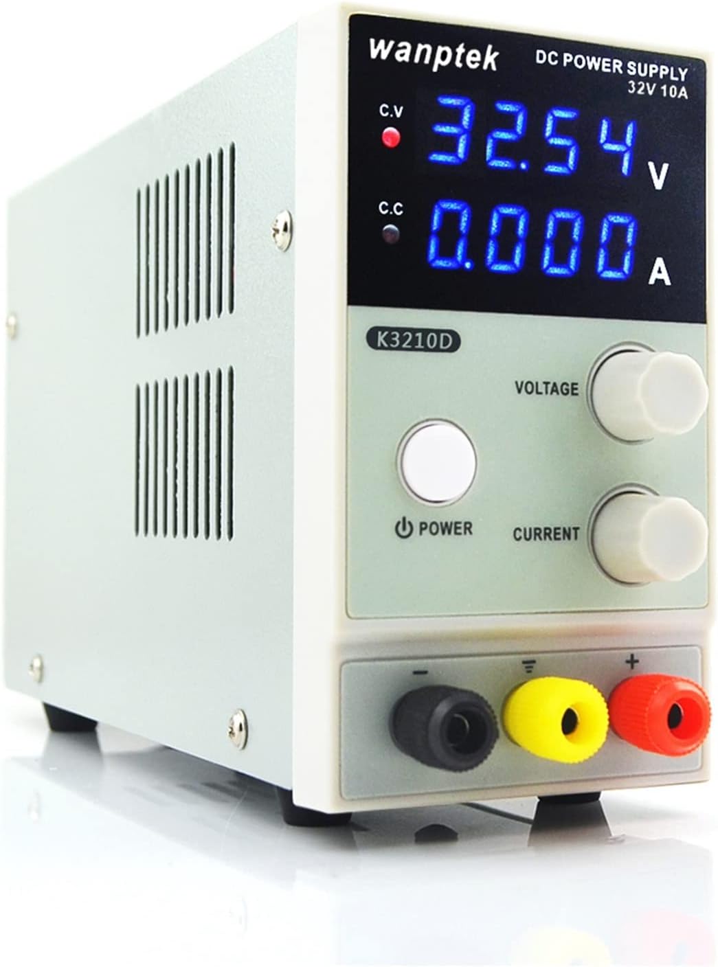 可変DC安定化電源 4桁のディスプレイ32V 10A DC電源K3210D調整可能なミニ検査室電源電圧レギュレータ30V 10A 実