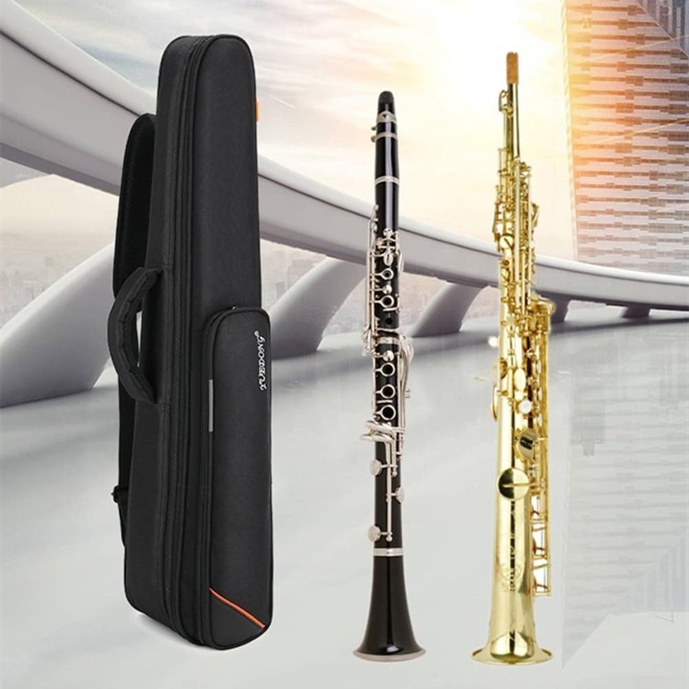 Étui durable pour saxophone résistant aux chocs et étanche, idéal pour mini saxophone clarinette et instruments à vent électroniques numériques